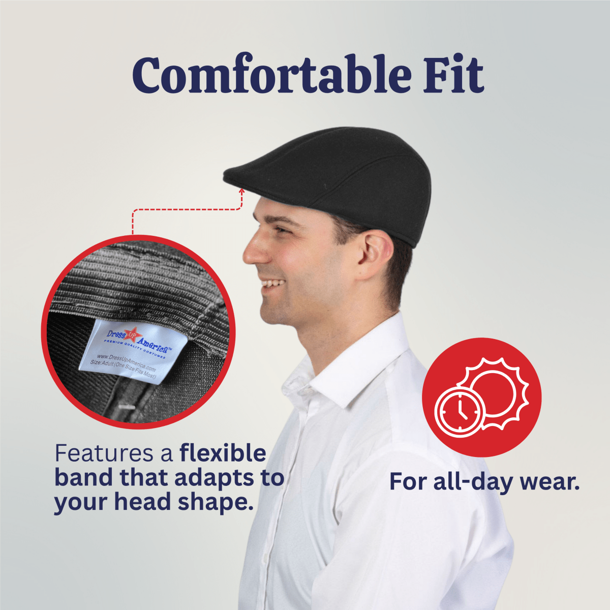 Newsboy Flat Cap - Adults