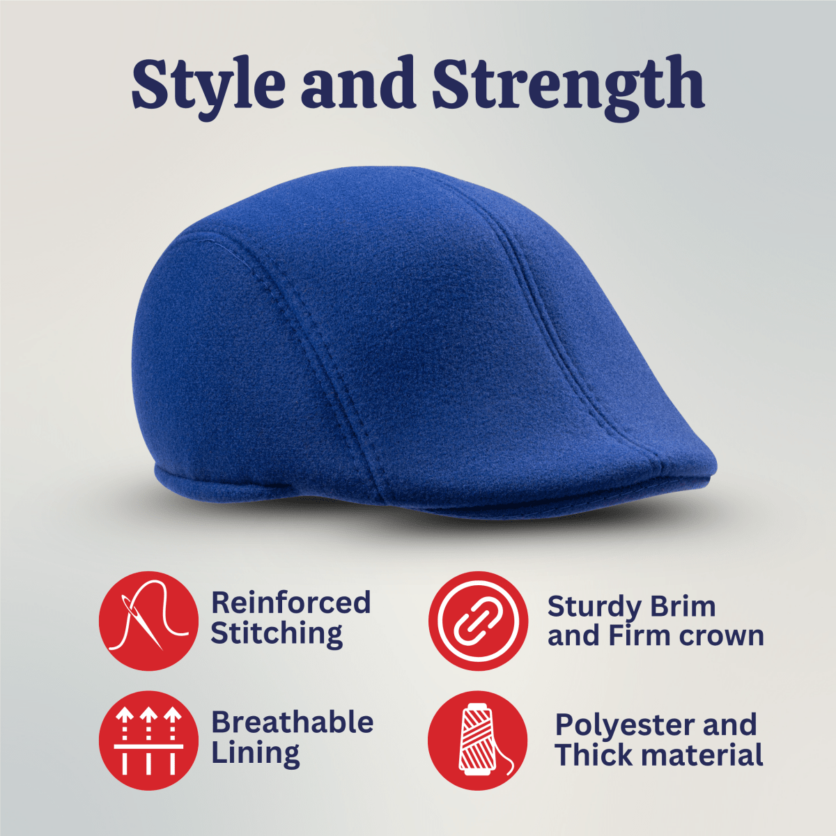 Newsboy Flat Cap - Adults
