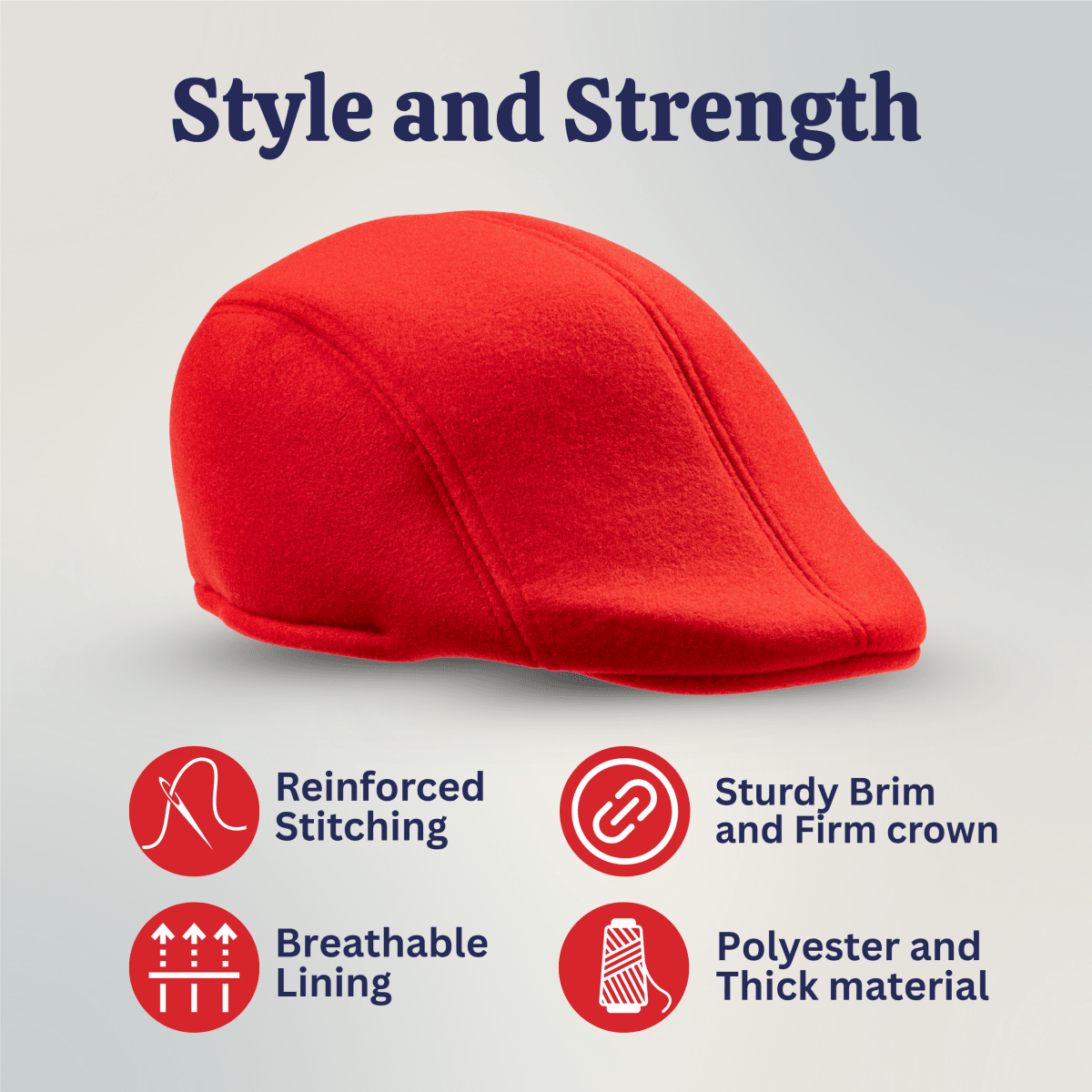 Newsboy Flat Cap - Adults