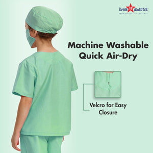 Nurse Costume Green - Kids