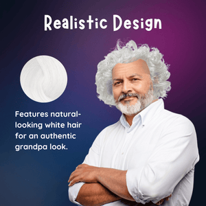 Old Man Wig for Adults