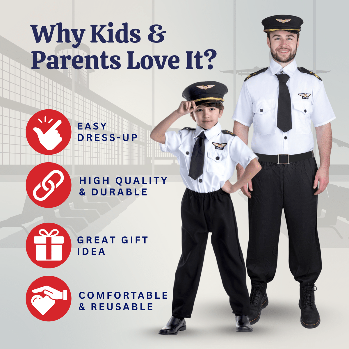 Pilot Costume - Adults