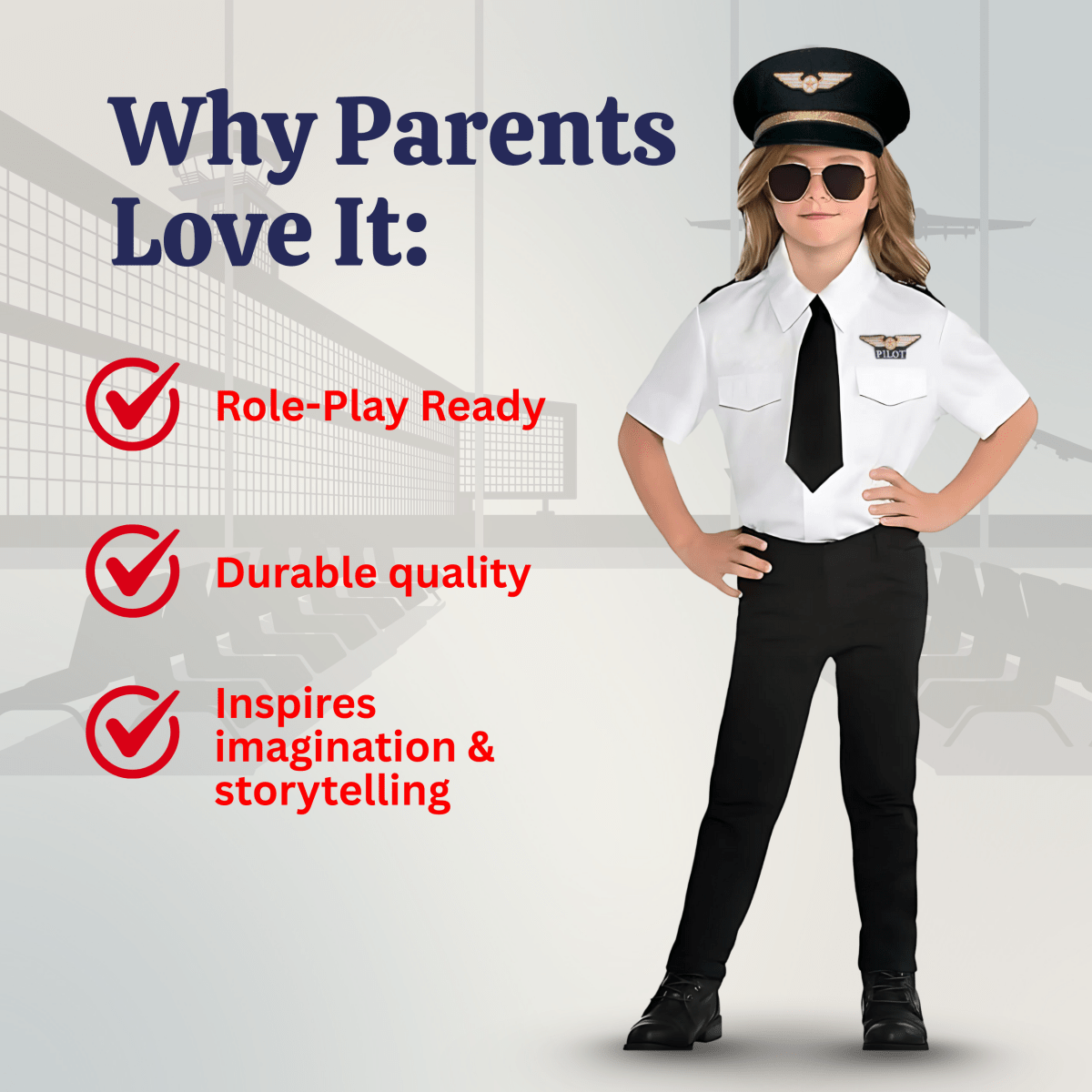 Pilot Costume - Kids