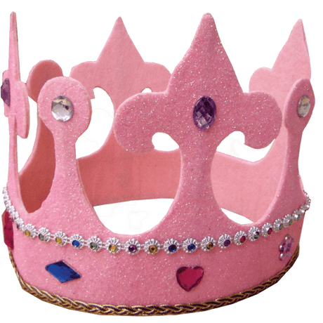 Pink Princess High Crown - Kids