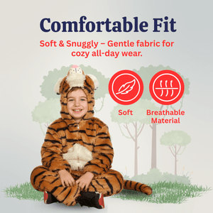 Plush Tiger Costume - Kids