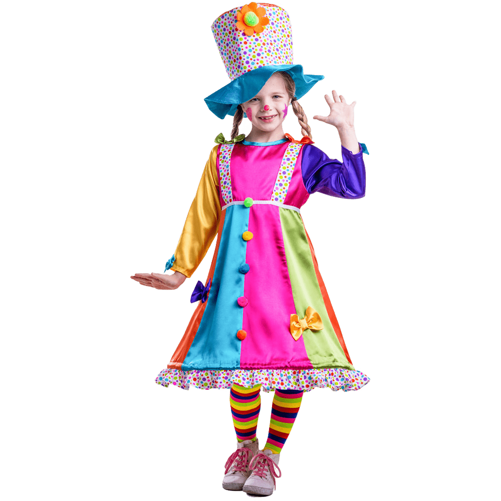 Polka Dot Clown Costume - Kids