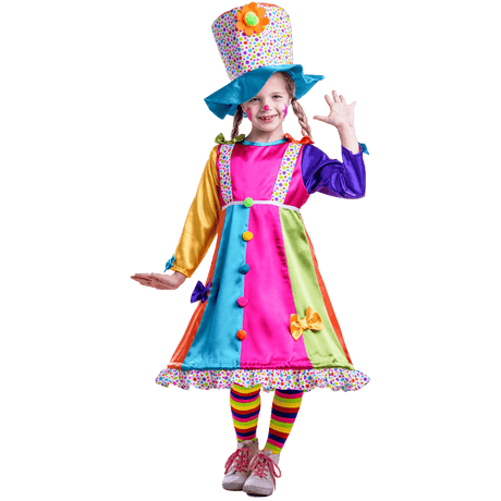 Polka Dot Clown Costume - Kids