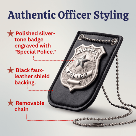 Pretend Play Police Badge