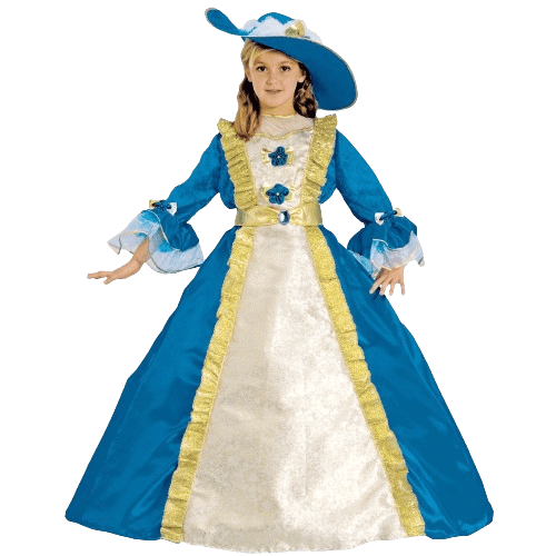 fitted lace wedding dress Dress Up America Blue Princess