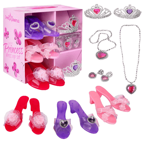 Princess Jewelry, Shoes and Tiara Set - Kids