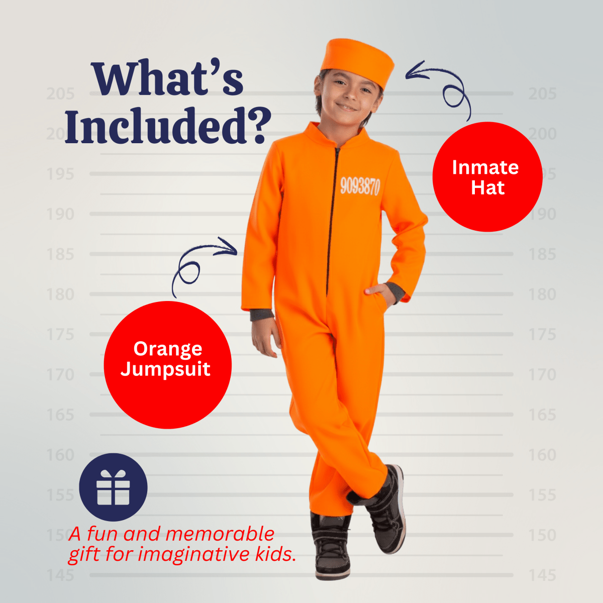Prisoner Costume - Kids