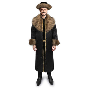 Rabbi Coat with Fur - Adults