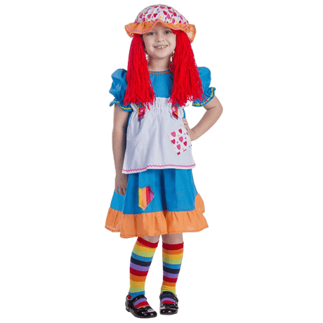 Rainbow Rag Doll Costume - Kids