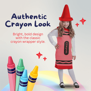 Red Crayon Costume - Kids