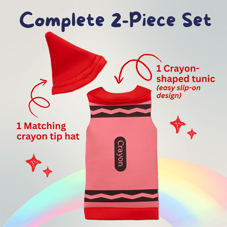Red Crayon Costume - Kids