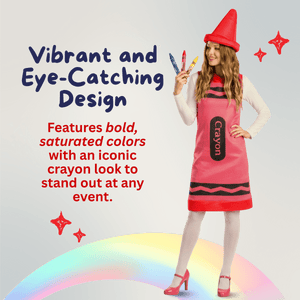 Red Crayon Costume - Kids