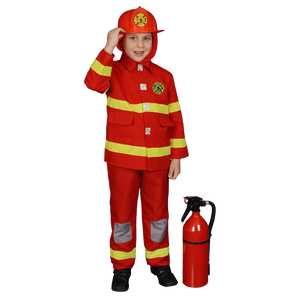 Red Firefighter Costume - Kids