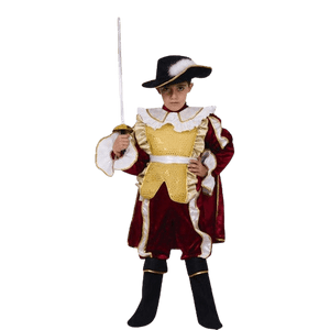 Red Noble Knight Costume - Kids