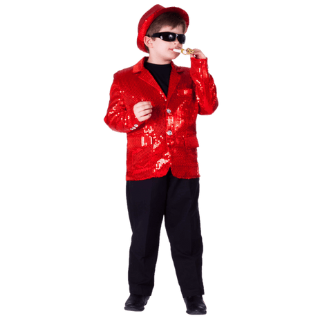 Red Sequin Jacket - Kids