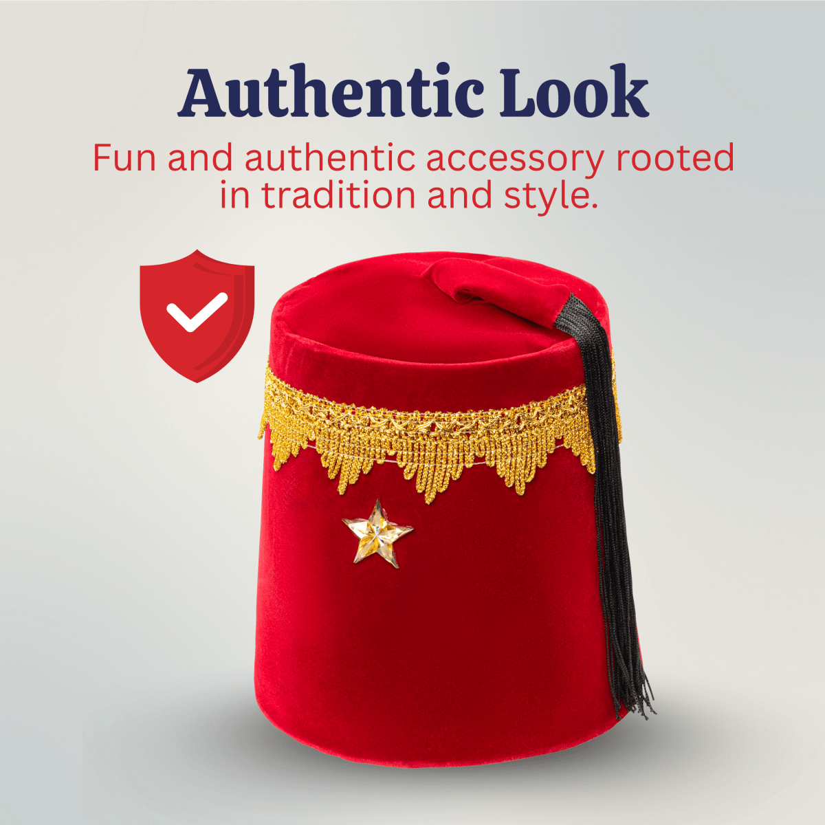 Red Tarboosh Hat
