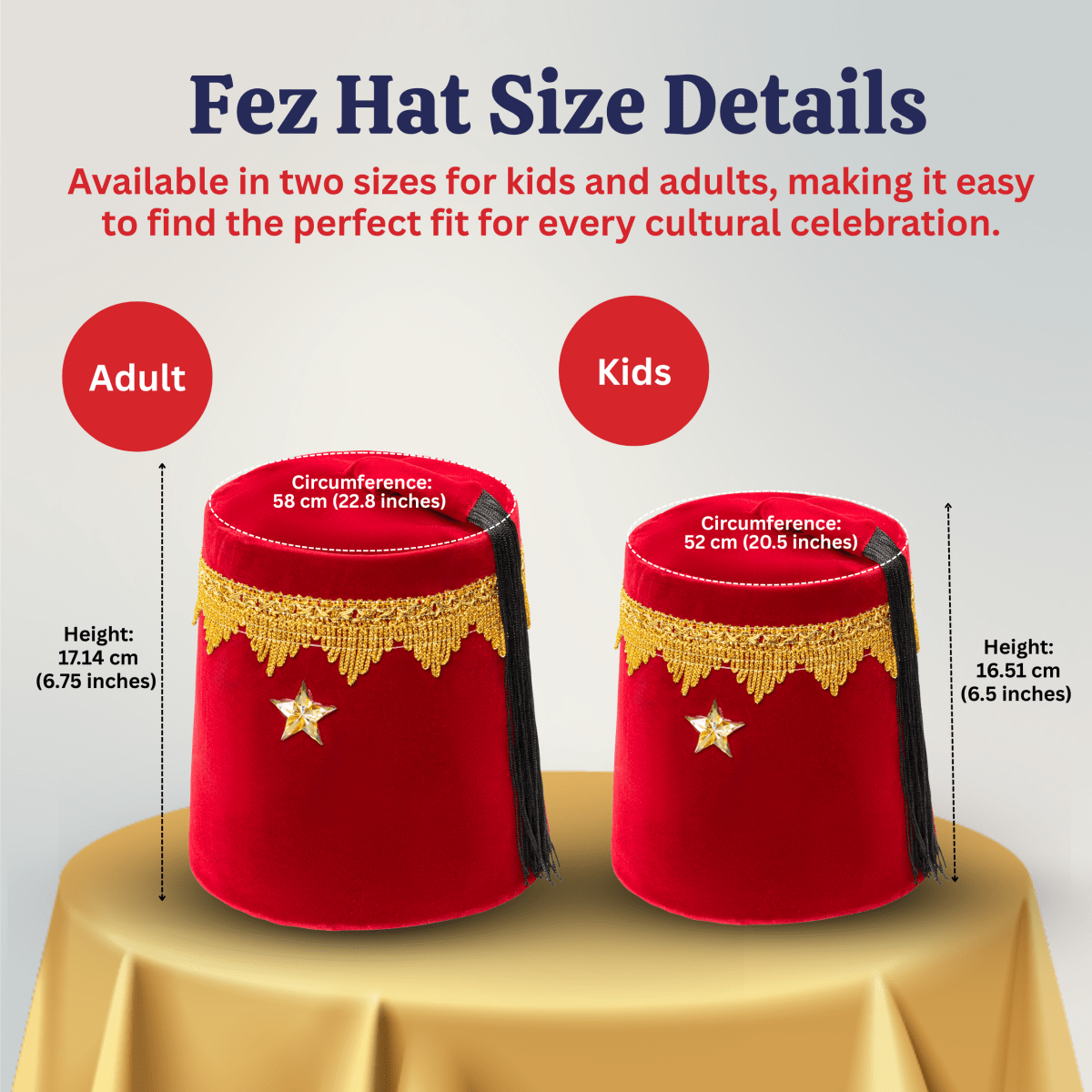 Red Tarboosh Hat