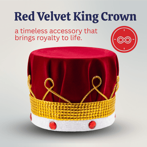 Red Velvet King Crown