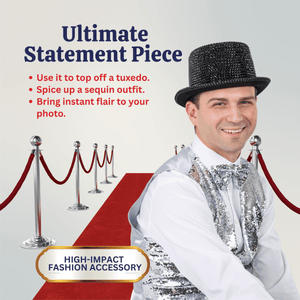 Rhinestone Top Hat