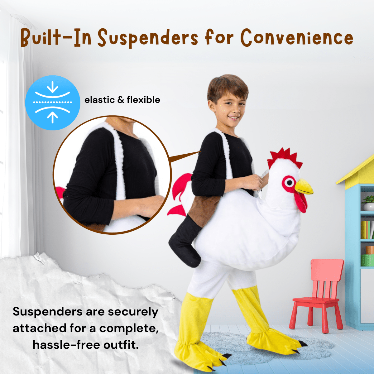 Ride-A-Chicken Costume