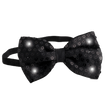 Sequin Bow Tie with LED Flashing Lights