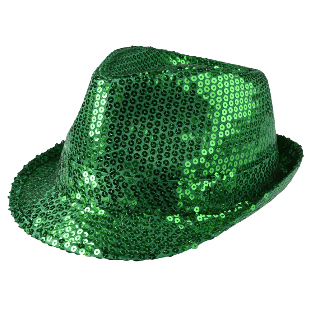 Sequined Fedora Hat