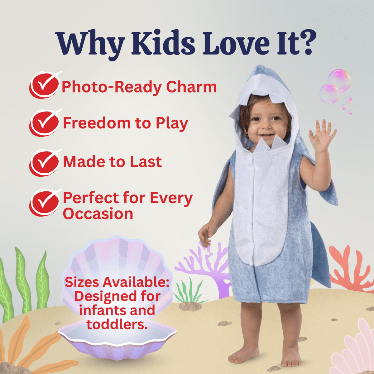 Shark Costume - Kids