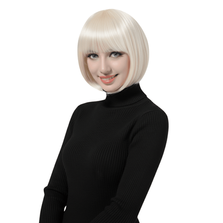 Short Bob Wig with Bangs