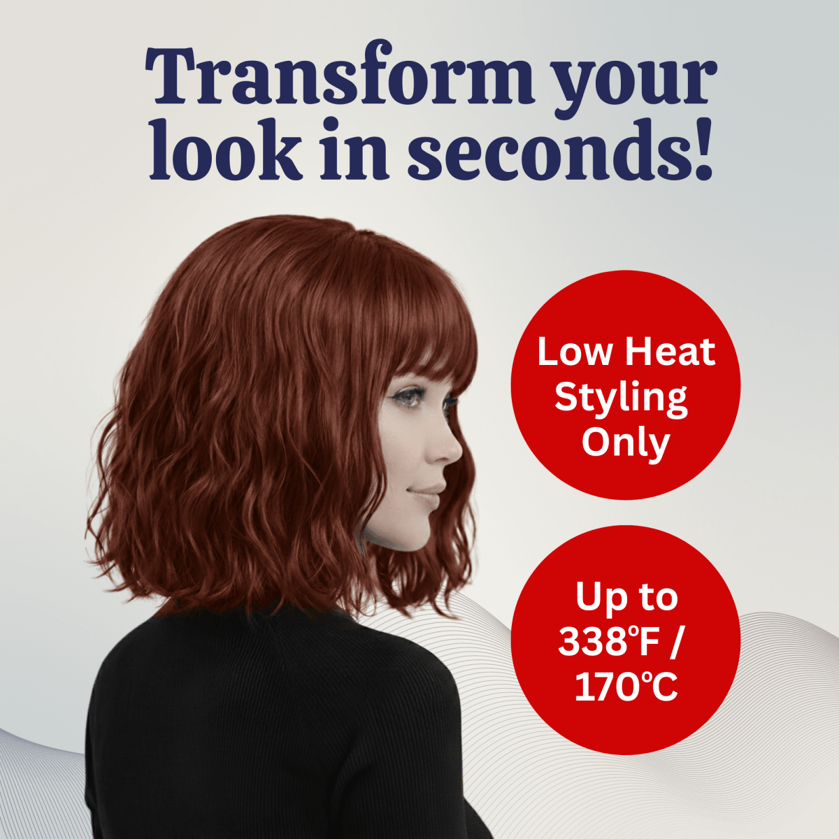 Short Wavy Bob Wig