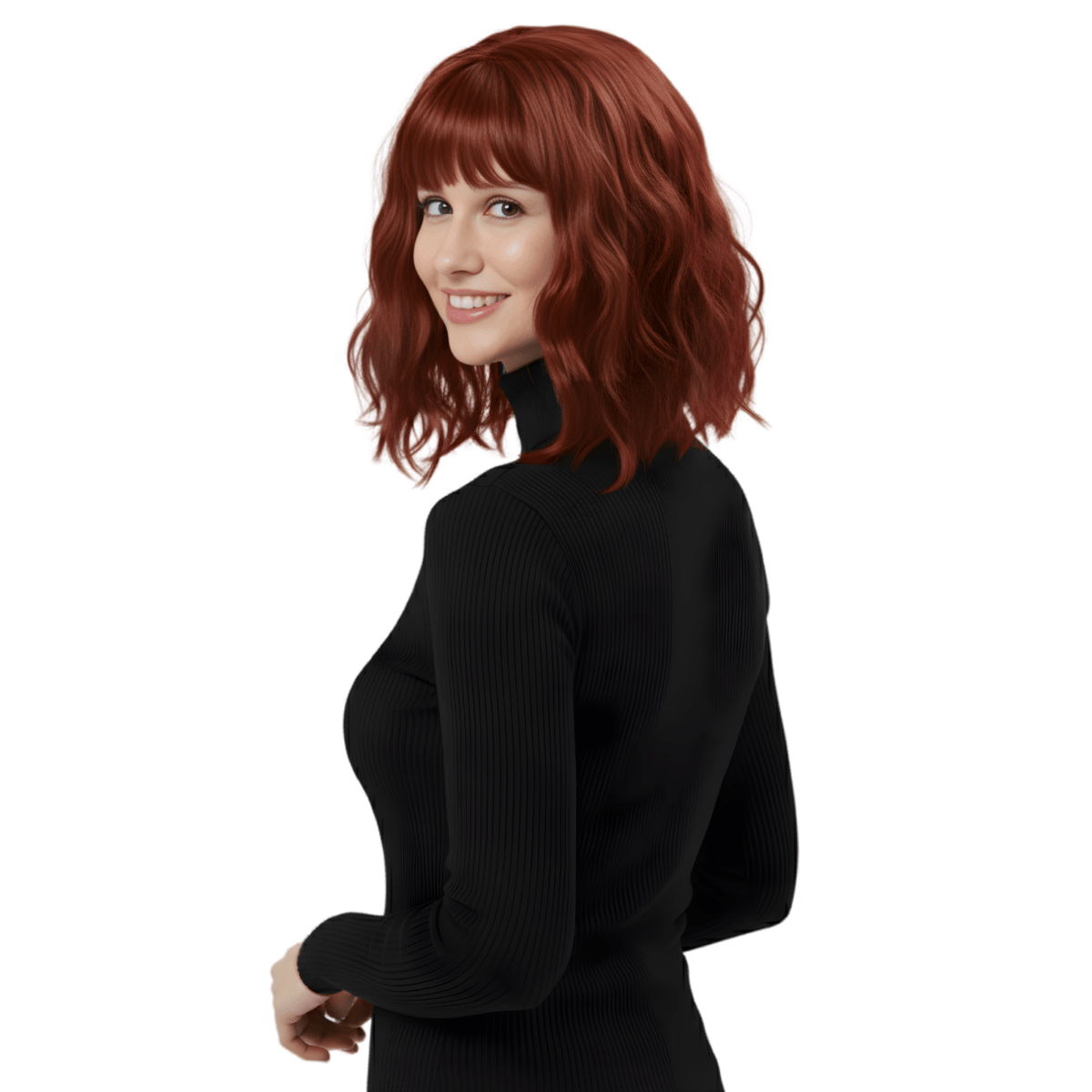 Short Wavy Bob Wig