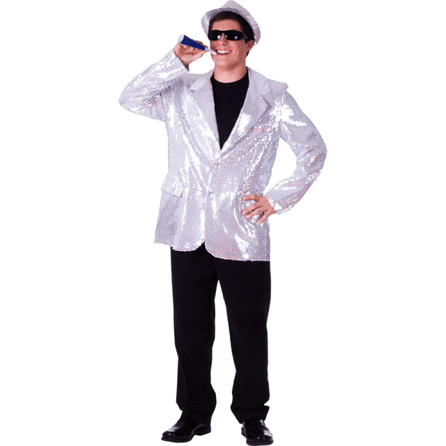 Silver Sequin Jacket - Adults