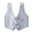 Silver Sequin Vest - Kids