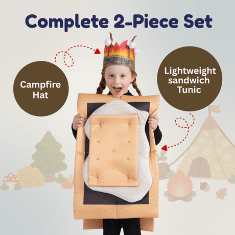 S'mores Marshmallow Costume - Kids