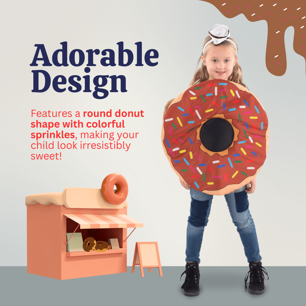 Sprinkle Doughnut Costume - Kids