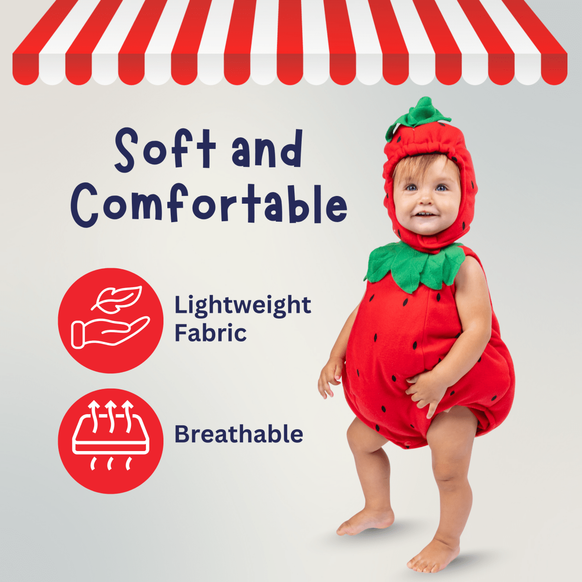 Strawberry Costume - Babies