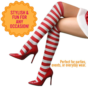 Striped Cotton Socks for Adults