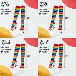 Striped Cotton Socks for Kids