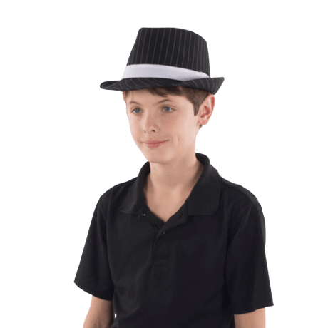 Striped Fedora Hat