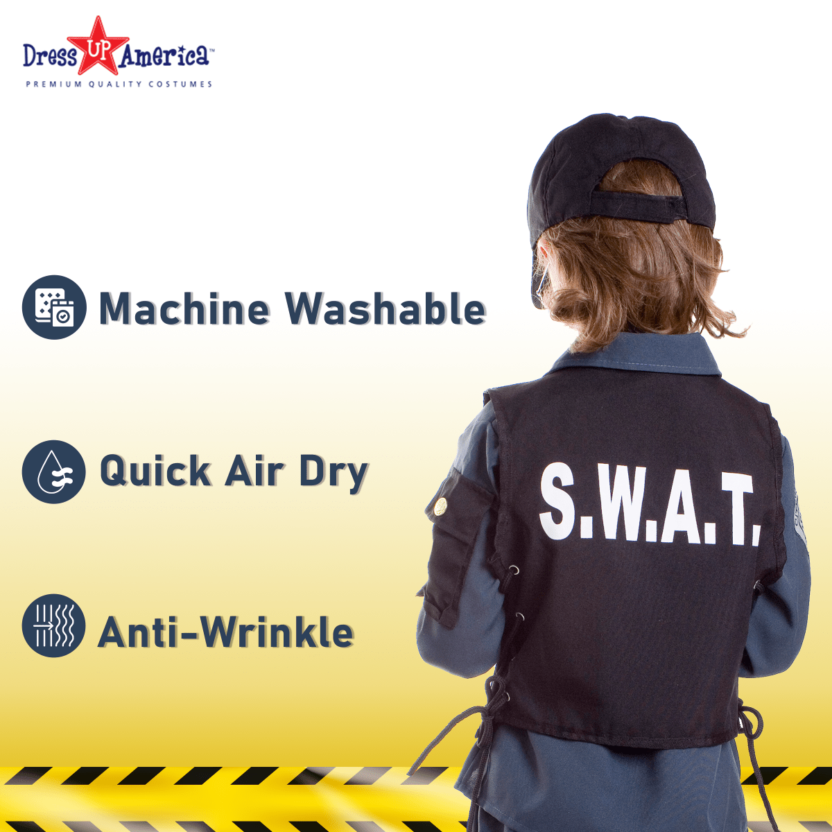 S.W.A.T. Police Officer Costume - Kids