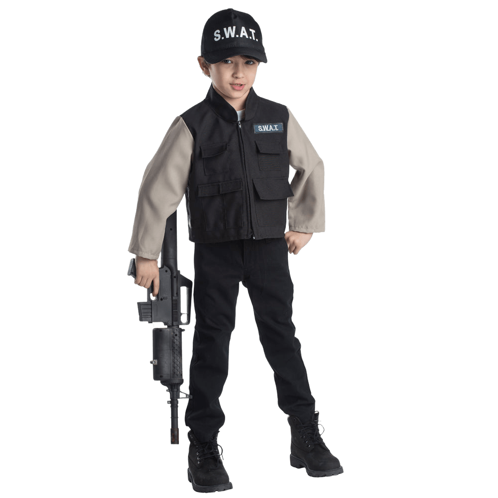 Sw Kid Rp Pack S.W.A.T Role-Play Set - Kids - Dress Up America