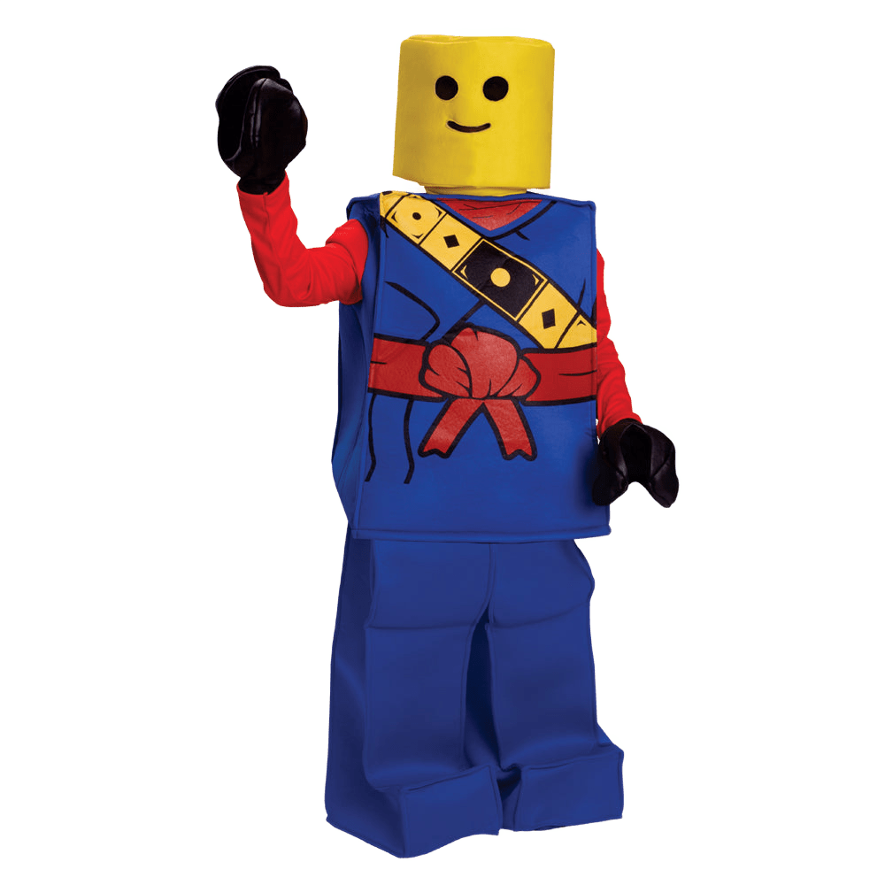 Toy Block Ninja Costume - Blue - Kids