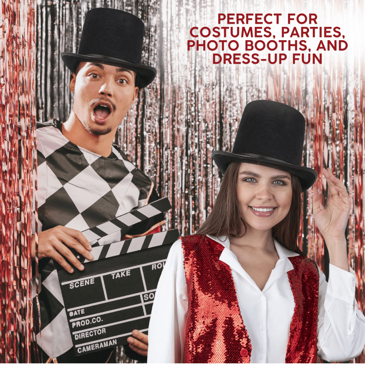 Tuxedo Top Hat - Adults