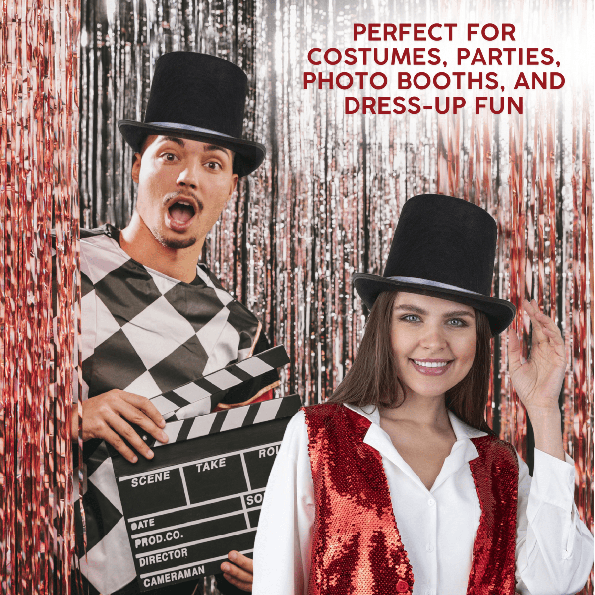 Tuxedo Top Hat - Adults