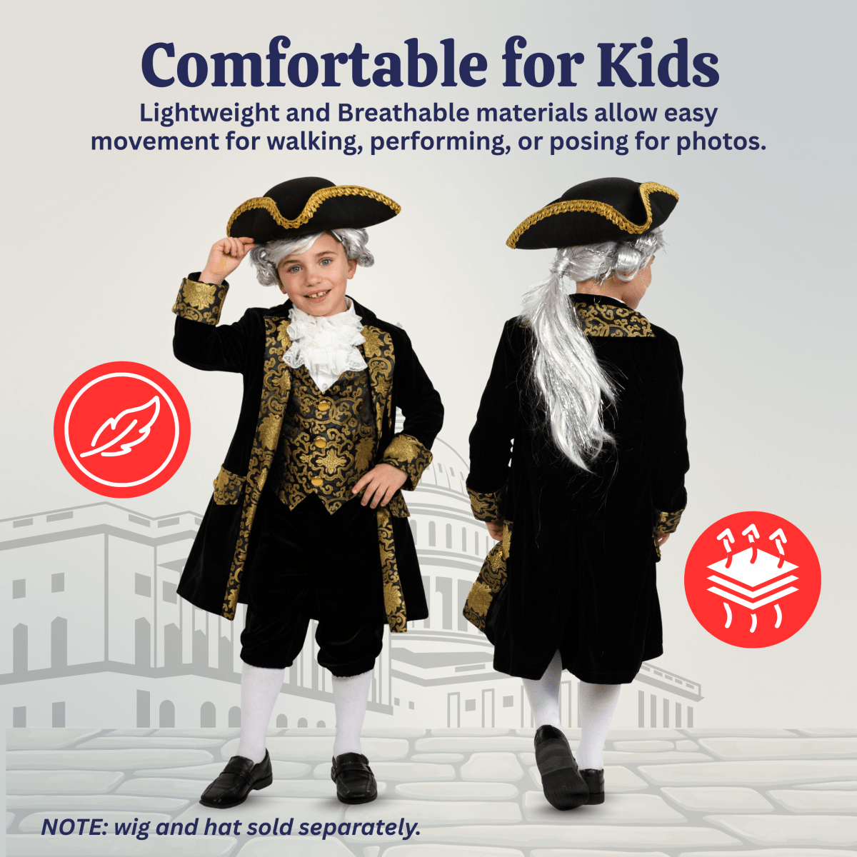 Washington Costume- Kids