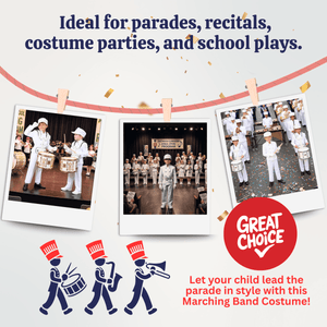 White Marching Band Costume