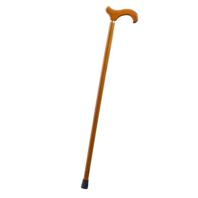 Wooden Cane with Derby Handle